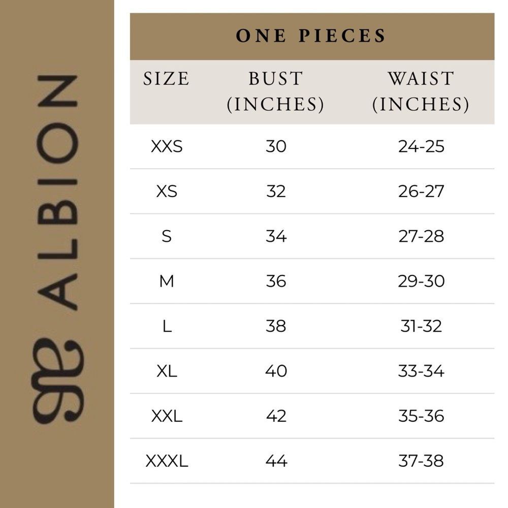 Albion Icon Wave Swimsuit One Shoulder Sydney Stripe Rust One Piece Size Large - Picture 15 of 16